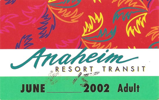 2002 road trip vacation to California